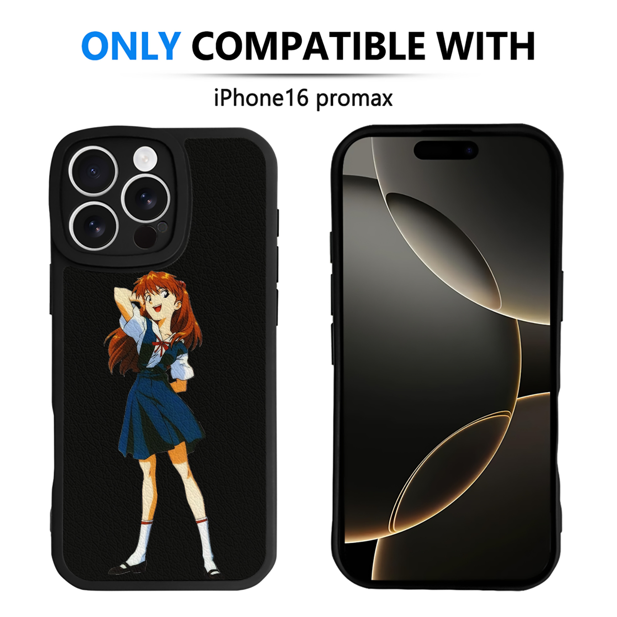 （画像用） EVA 新世紀エヴァンゲリオン 【iPhone 16シリーズ対応】シリコンスマホケース（レザー調） 材質：シリコン